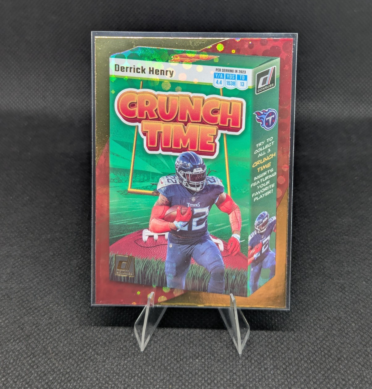 Panini 2023 Donruss Crunch Time Insert Derrick Henry Titans #CT-10