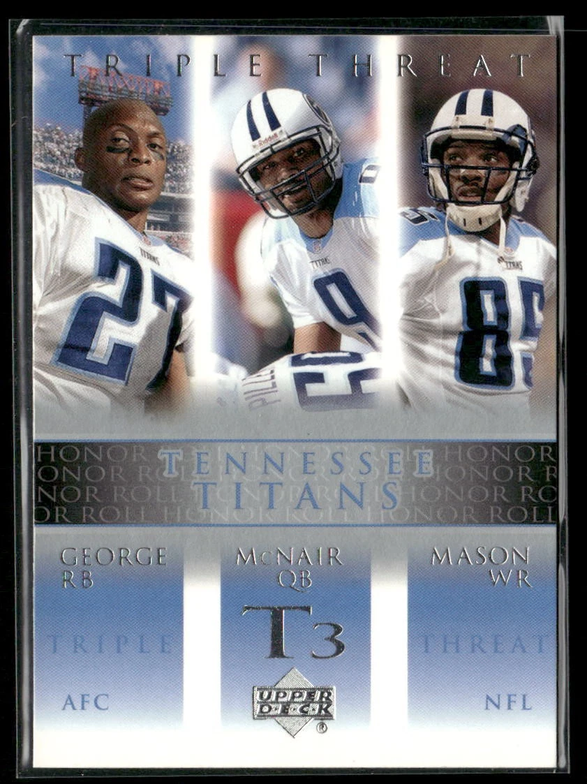 Eddie George trading card
