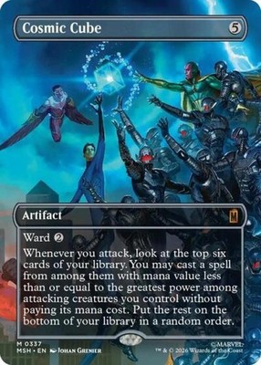 Cosmic Cube (Borderless) (0337) - Near Mint MTG Marvel Super Heroes