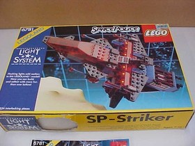 LEGO LIGHT & SOUND SP-STRIKER SPACE POLICE SET 6781 COMPLETE WORKS W/BOX