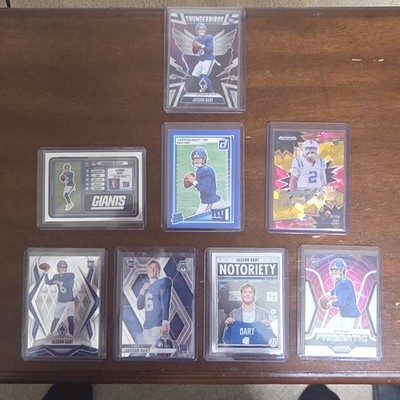 Panini Phoenix, Prizm, Donruss NFL Card Lot - Jaxson Dart Giants Rookie (8)