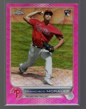 2020 Topps Chrome Update Pink Wave Refractor #USC168 Francisco Morales RC