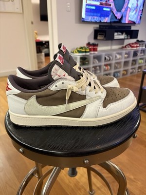 Travis Scott Jordan 1 Low Reverse Mocha Sz 12 DM7866-162 Nike TS Jordan 1 Low
