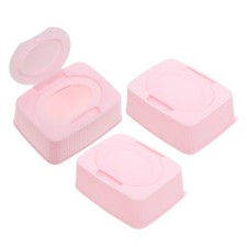 3 Pcs Portable Baby Wipe Holder Travel Wipes Container Case Diapers Dispenser