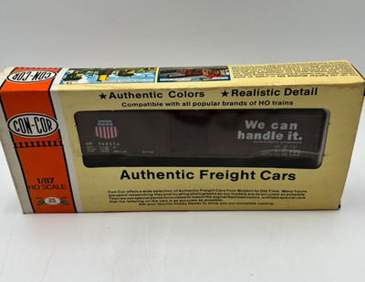 Vintage Con-Cor HO Scale Union Pacific 60  Boxcar Kit Scheme 1 #0001-553-8