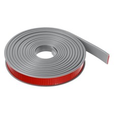 Edge Banding 20mm x 6M Flexible TPE Self Adhesive U-Shape Veneer Tape Gray