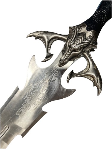 Vintage Fantasy 40" World of Warcraft Stainless Sword Dragon Demon XL1134