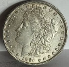 1896 p Morgan Silver Dollar XF lot #58