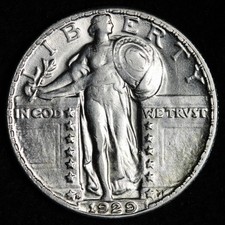1929-S Standing Liberty Silver Quarter UNC *UNCIRCULATED* MS E316 KQPM