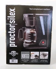 Proctor Silex 12 Cup Coffee Maker - Black, New- 43680G- Simply Better Model 