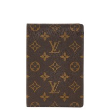 LOUIS VUITTON Monogram Couverture Passport Case M60180 Brown Duty Paid Used
