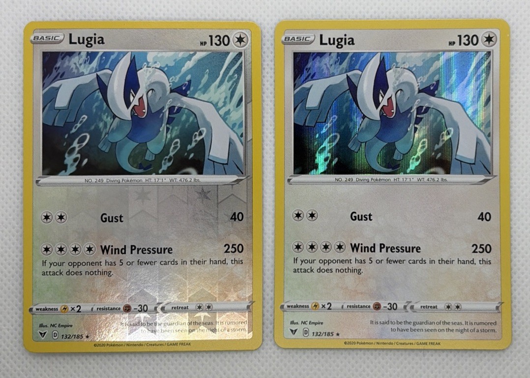 Lugia 132/185 - Vivid Voltage Reverse Holo & Holo Rare - Near Mint Pokemon TCG