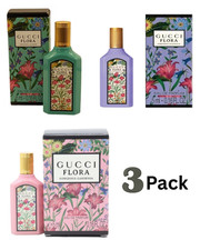 Gucci Flora Gorgeous Miniature Gift set 3x5ml Free Shipping