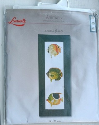 Lanarte Kreuzstich-Set gezählt - kleine Fische - Tiere Sammlung 