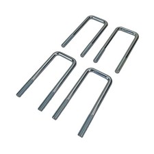 4er Set U Bügelschraube M10 verzinkt LH = 18...
