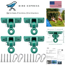 Heavy Duty Swing Hanger Set 10000 lb Capacity for Indoor Outdoor Playground 4pk