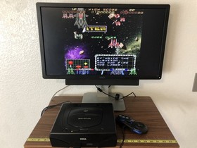 Galactic Attack Sega Saturn 1995 Taito Acclaim Shooter Action Loose Disc Tested