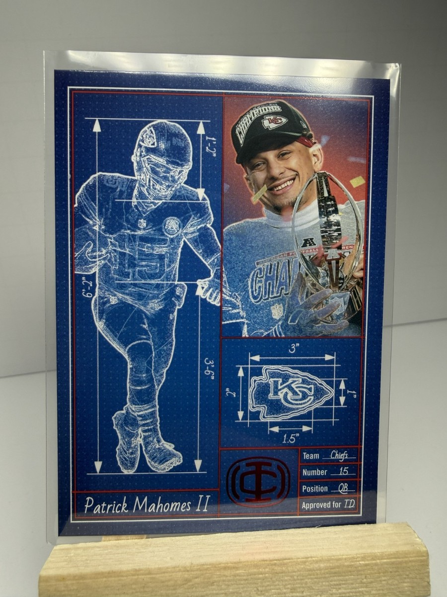 RED FOIL 2025 Icon Collection Patrick Mahomes II Touchdown
