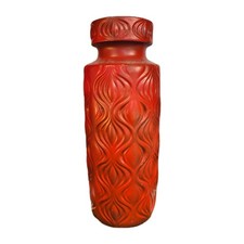 West Sheurich Xl Tall Red Onion Floor Vase  Bold Living Room Feature