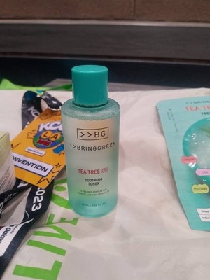 BRING GREEN Tea Tree CICA Soothing Toner Redness Relief - New - No box
