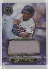 2019 Topps Triple Threads Single Jumbo Relics Amethyst 19/27 Eddie Rosario fl4