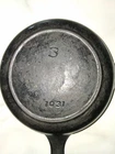 Vintage Griswold Iron Mountain #3 1031 In Great Condition CastIron Skillet 6.5in