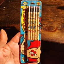 5 Vintage Pentech No.2HB Bonded Lead Tattoo Pencils Made In USA
