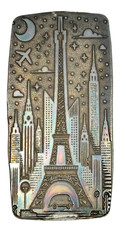 10 ozt 999 Fine Silver Art Bar- TOWER MURAL - ADAMO TECHNE - Limited Edition 104.90 per troy oz