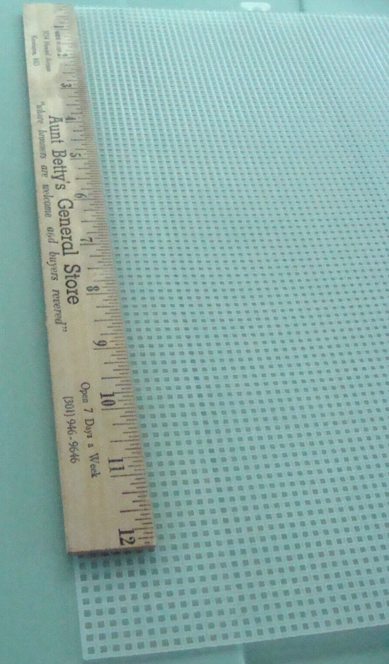 NEW UNUSED DARICE 10.5 x 13.5" Plastic Canvas Clear Opaque - Image 4 of 4