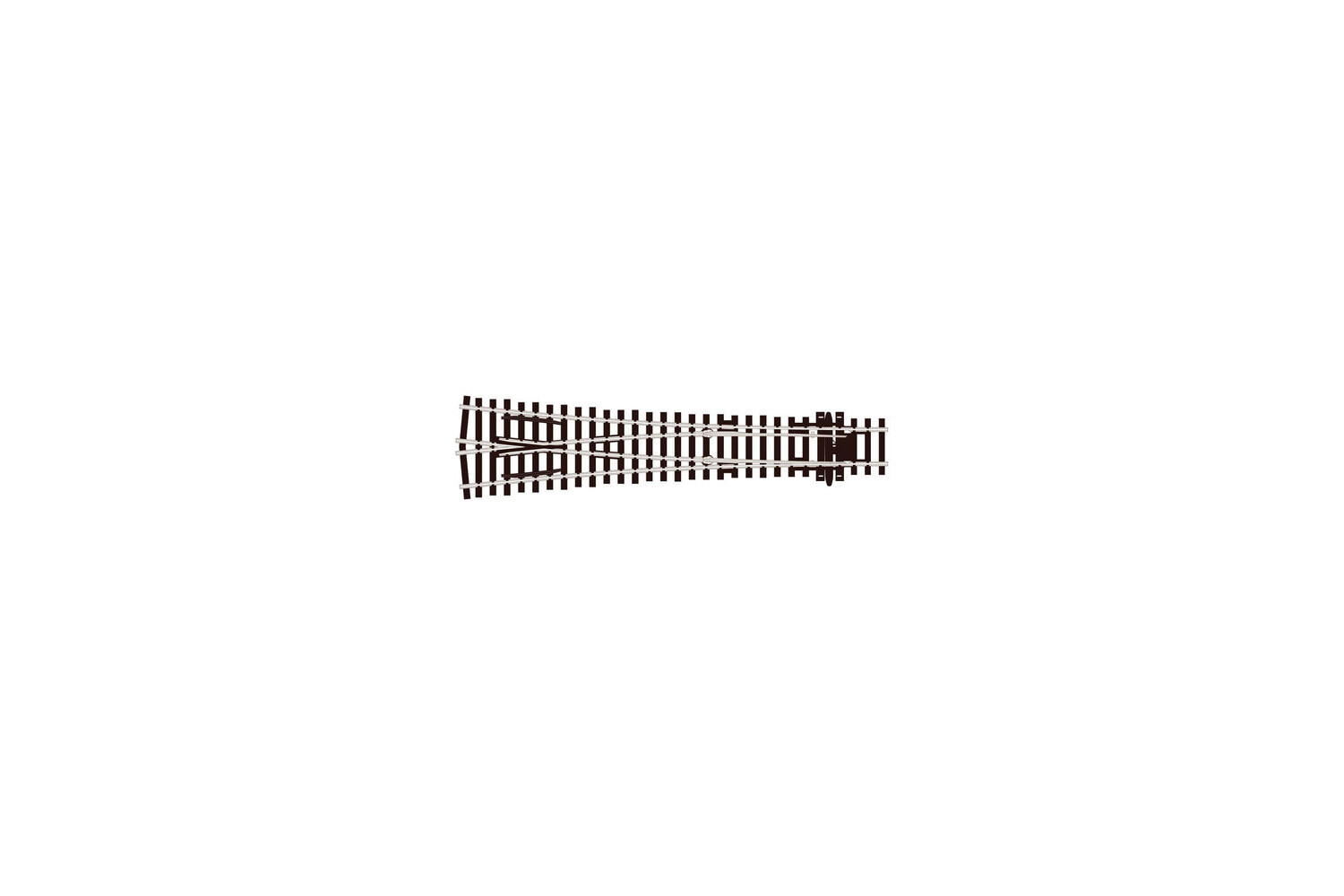 Peco SL-98 OO Gauge Code 100 Large Radius Y Point (Insulfrog)