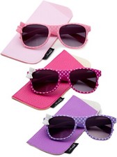 3 Pack Kyra Kids Sunglasses for Girls Fashion Polka Dots Bow Cute  Comfortable