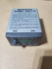 Behringer Shark DSP110 Digital Multi-Function Signal Processor - READ NO AC 
