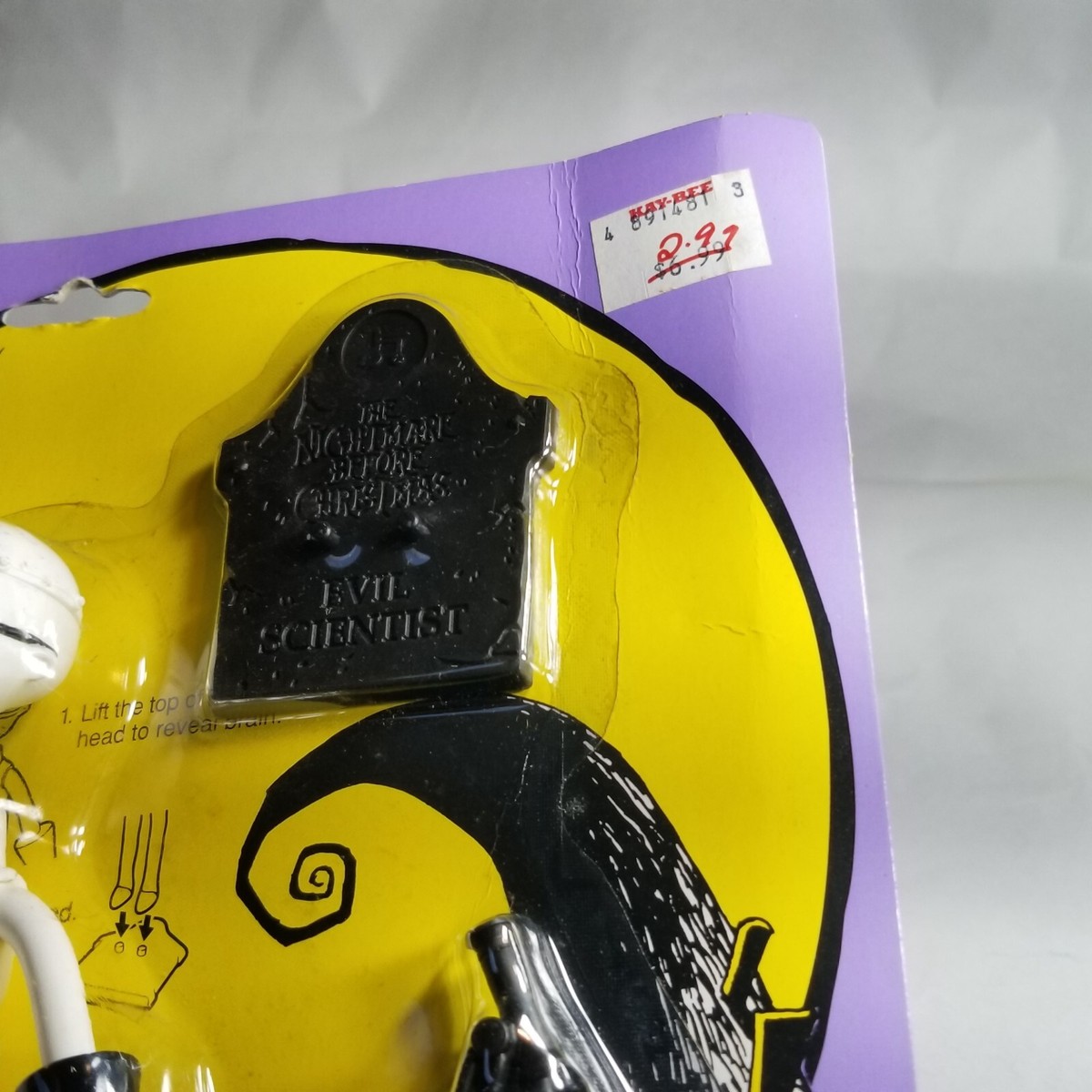 Nightmare Before Christmas Evil Scientist Mint in Vintage