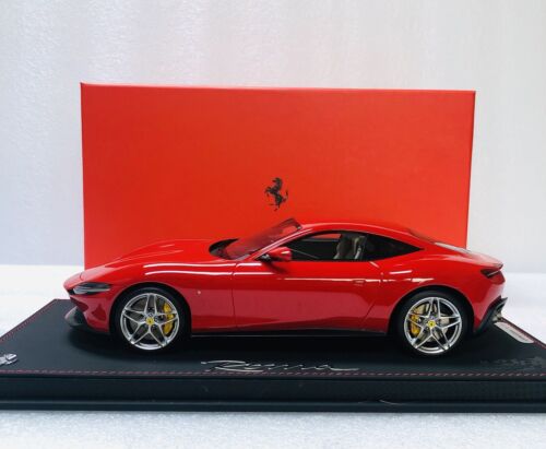 1/18 BBR Ferrari Roma Rosso Corsa 322 Limited 24 PCS With Display Case - Afbeelding 1 van 24