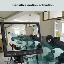 Ultrathin 9" CCTV Monitor HDMI VGA AV Display Monitor for Raspberry Pi 3/2/B /PC