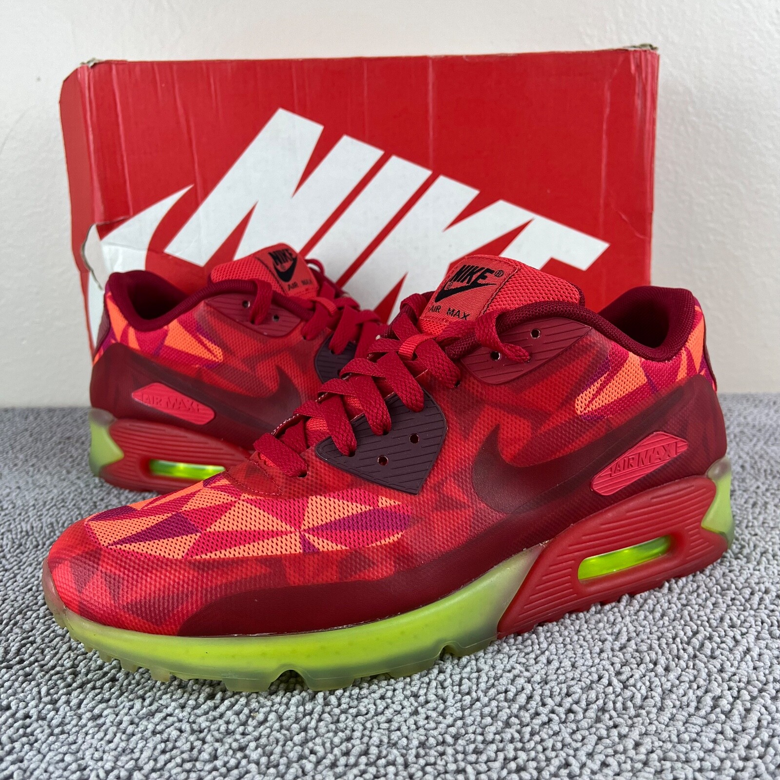 nike air max 90 ice gym red