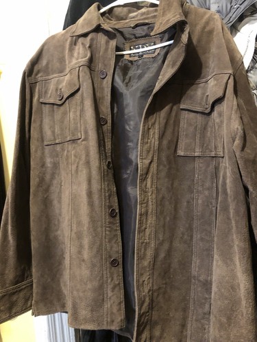 NDX Nederland Leather Brown Motorcycle Jacket Size L