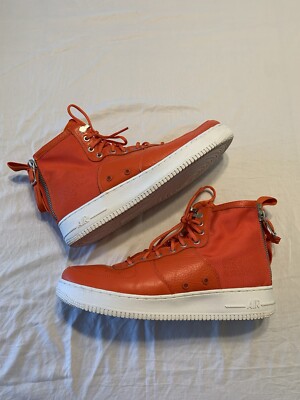Nike SF Air Force 1 Team Orange Size 11.5 Mens Mid 2017 917753-800 Read
