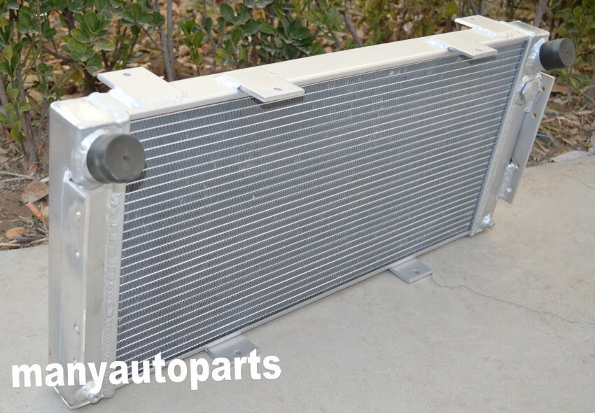 50MM ALUMINUM RADIATOR FOR FORD GT40 V8 1964 1965 1966 1967 1968 1969 MANUAL MT