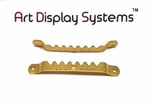 Art Display Systems Large BP Sawtooth Hanger   No Nails   Pro Quality   100 Pack