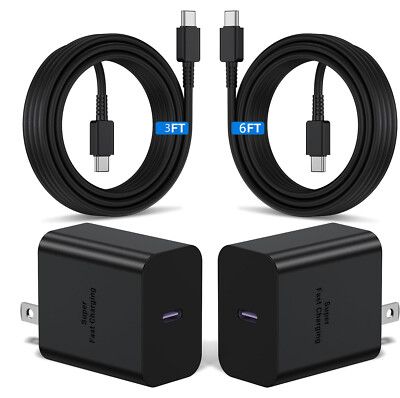 45W Original USB-C Wall Fast Charger 6FT Cable For Motorola Moto G Power G Play