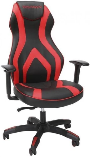 RESPAWN Sidewinder Gaming Chair, PU Leather, in Rage Red RSP-125RED Office Chair