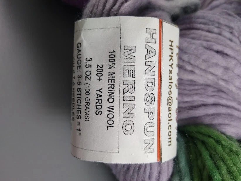 Hilos HPKY Coloratura Merino hilados a mano 3 madejas lana pintados a mano hilo grueso Foto 3 de 4