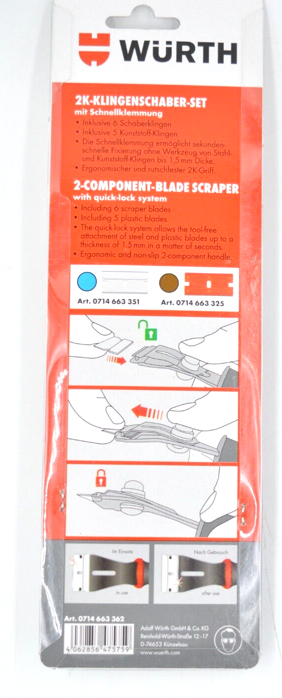 Würth 0714663362 Klingenschaber online kaufen | eBay
