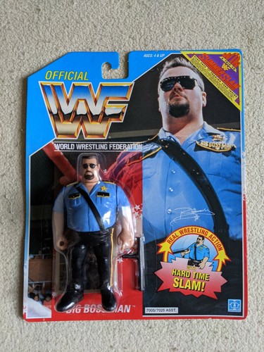 WWF Big Boss Man Action Figure MOC, Hasbro, 1990, ...