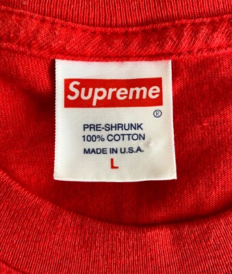 Supreme Red Bandana Box Logo Tee | eBay