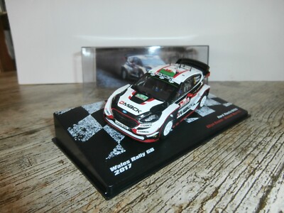2017 FORD FIESTA WRC Rally WALES Elfyn EVANS 1/43e