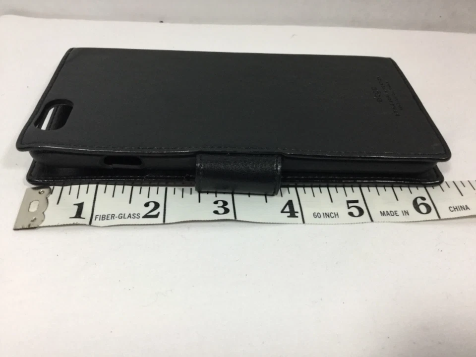 iPhone 6S Plus Case Elago Genuine Leather Wallet - 3 Card Slots Cash PouchBlack — 第 4/4 张图片