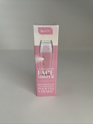 b.pure Ultrasonic Face Mister, Glow on the Go, Instant Dewy Skin, Pink