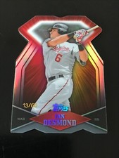 2011 Topps Diamond Anniversary Die Cut Ian Desmond #DDC-47 Black Diamond 13/60
